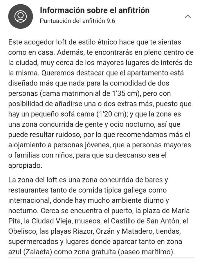 Loft De Estilo Etnico Coruna A Coruña Eksteriør billede